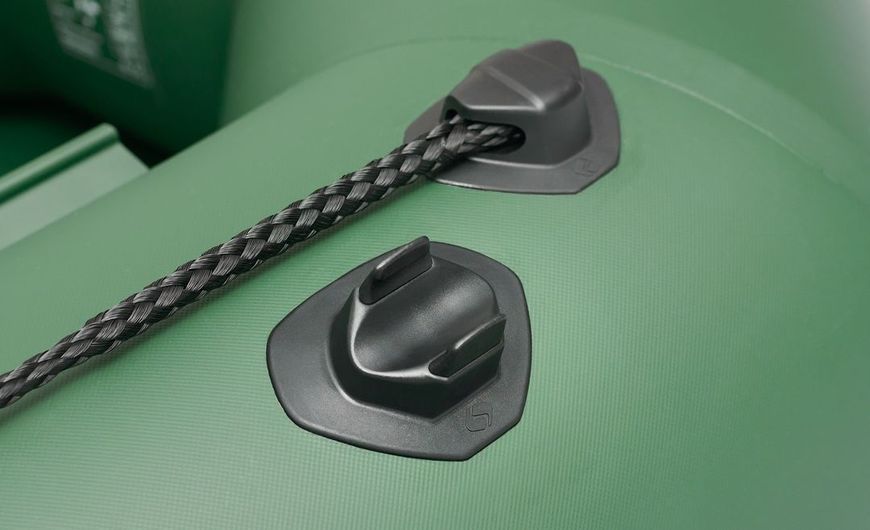 Kolibri KM-260 green motor inflatable boat, without deck