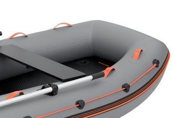 Kolibri KM-300XL dark gray motor inflatable boat + Air-Deck