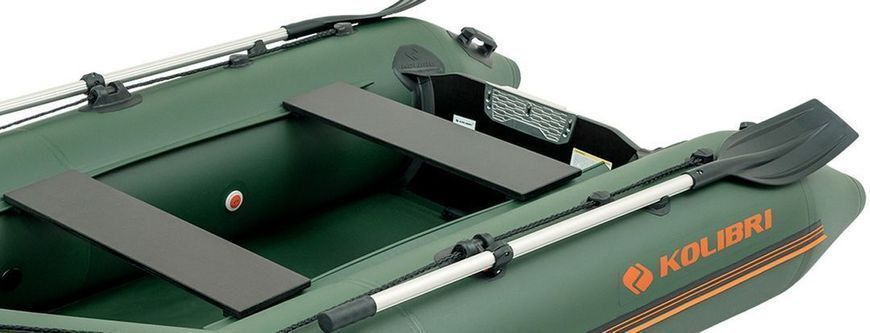 Kolibri KM-280 (Kolibri KM-280) green motor inflatable boat, without deck
