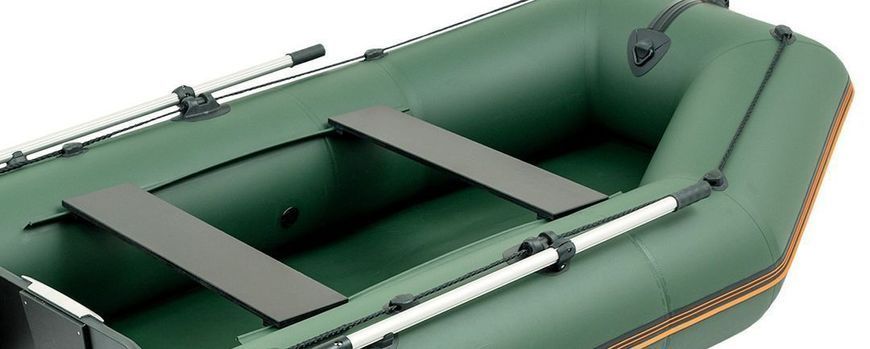 Kolibri KM-280 (Kolibri KM-280) green motor inflatable boat, without deck