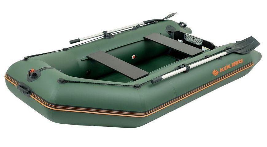 Kolibri KM-280 (Kolibri KM-280) green motor inflatable boat, without deck