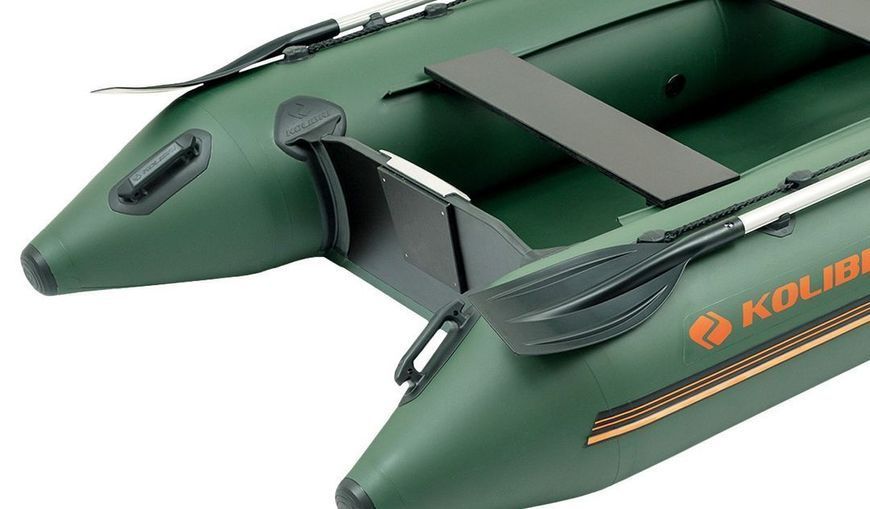 Kolibri KM-280 (Kolibri KM-280) green motor inflatable boat, without deck