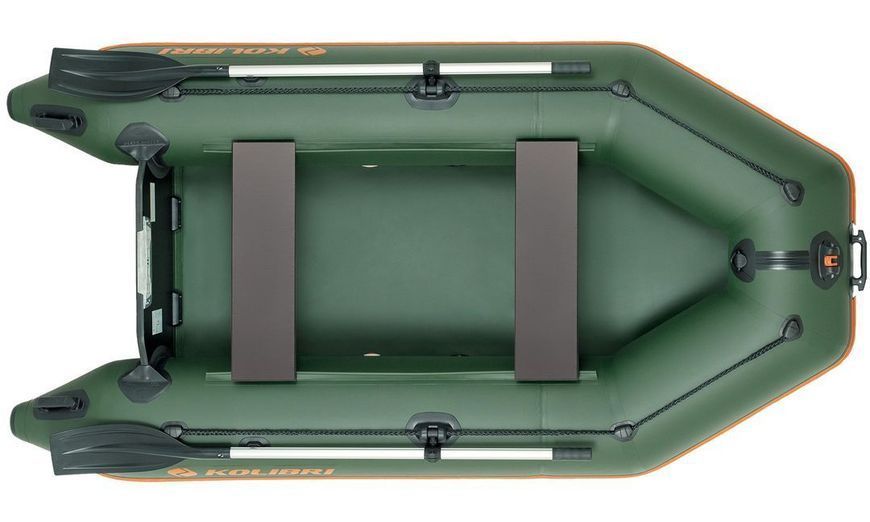 Kolibri KM-280 (Kolibri KM-280) green motor inflatable boat, without deck