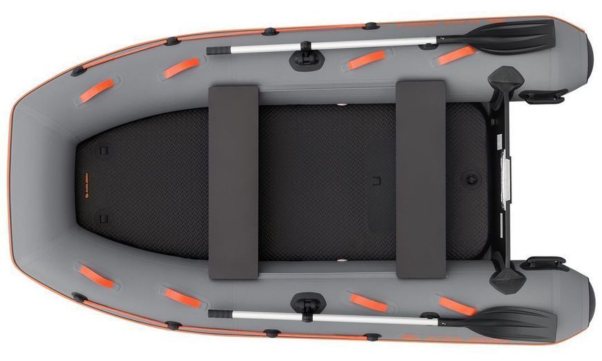 Kolibri KM-300XL dark gray motor inflatable boat + Air-Deck