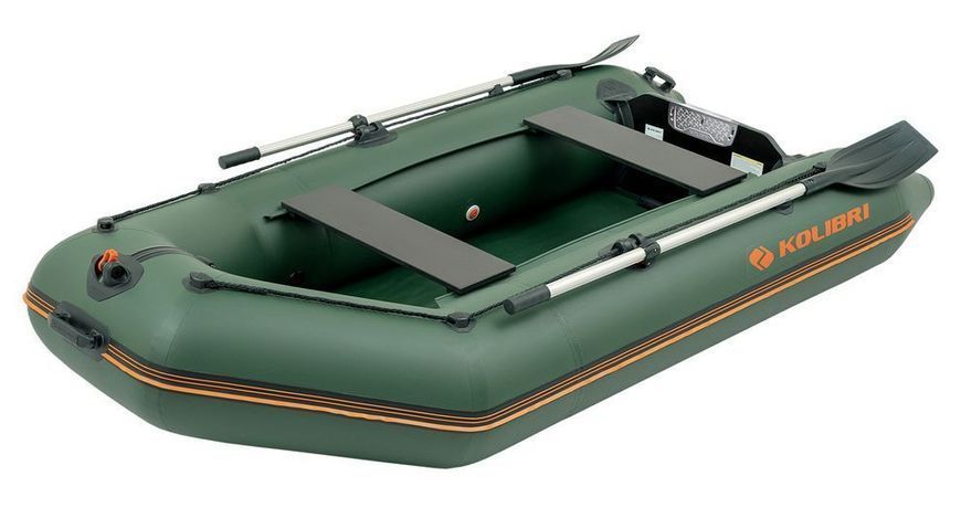Kolibri KM-300 green motor inflatable boat, without deck