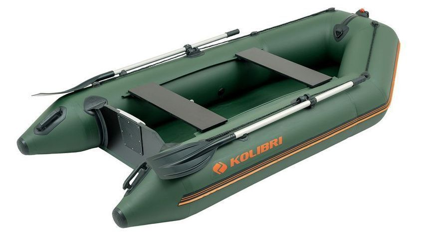 Kolibri KM-300 green motor inflatable boat, without deck