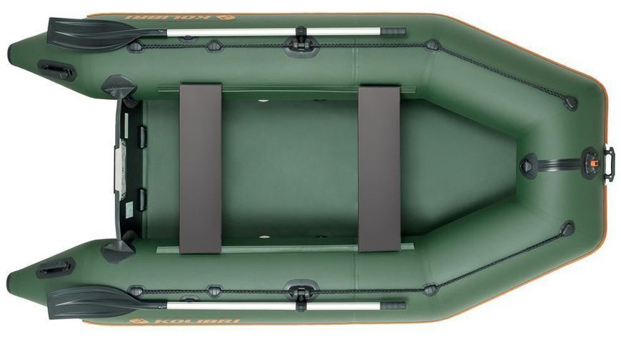 Kolibri KM-300 green motor inflatable boat, without deck