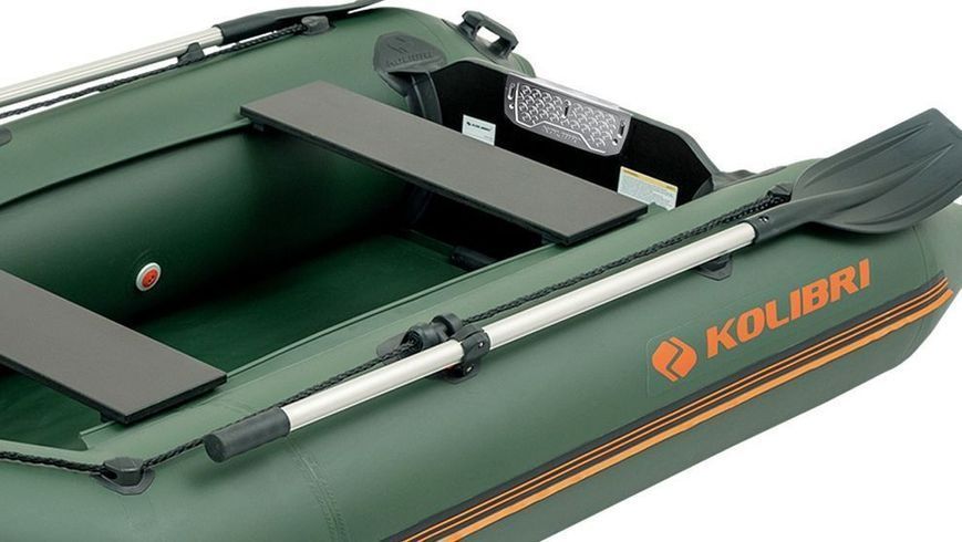 Kolibri KM-300 green motor inflatable boat, without deck