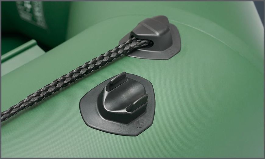 Kolibri KM-300 green motor inflatable boat, without deck