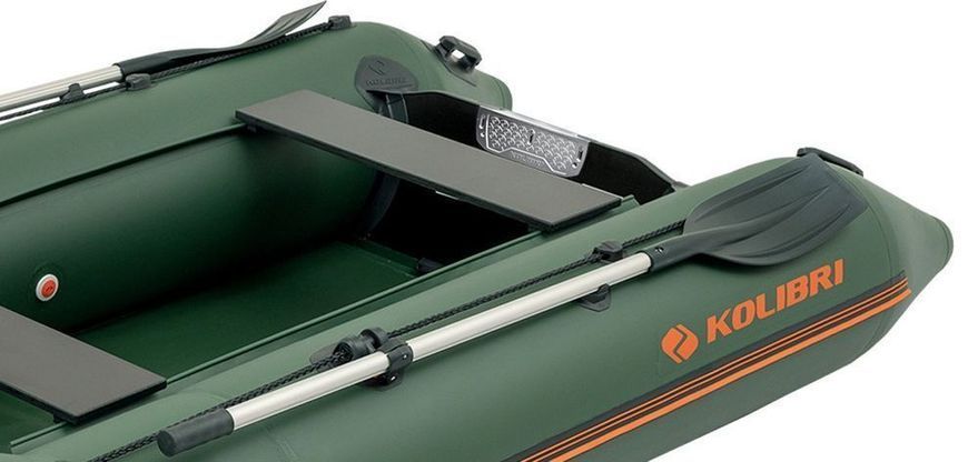 Kolibri KM-330 green motor inflatable boat, without deck