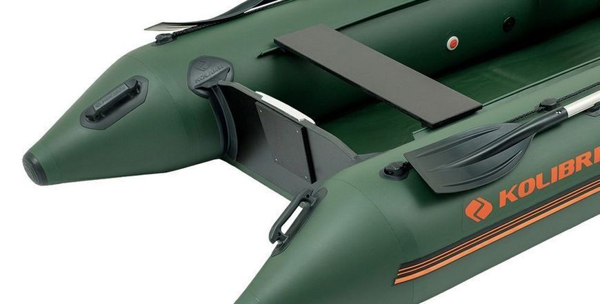 Kolibri KM-330 green motor inflatable boat, without deck