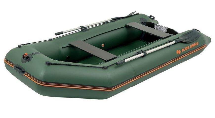 Kolibri KM-330 green motor inflatable boat, without deck
