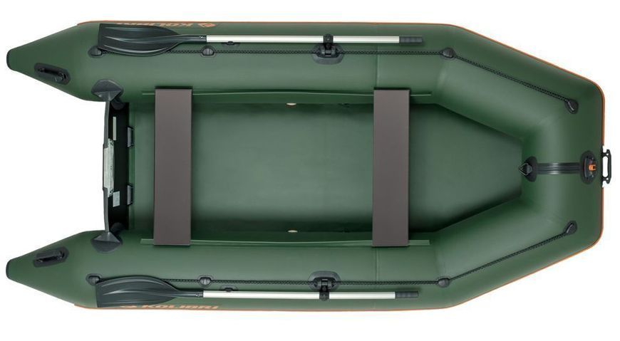 Kolibri KM-330 green motor inflatable boat, without deck