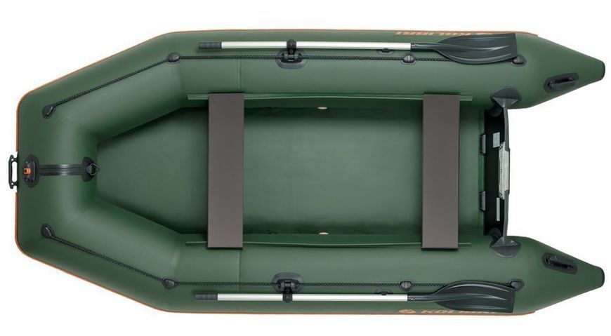 Kolibri KM-330 green motor inflatable boat, without deck