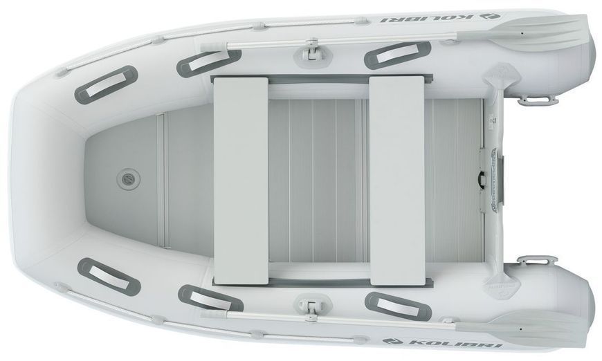 Kolibri KM-270DXL motor keel inflatable boat + aluminum hull