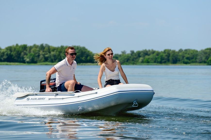 Kolibri KM-270DXL motor keel inflatable boat + aluminum hull