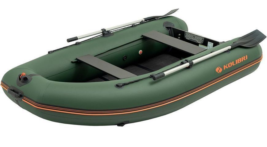 Kolibri KM-280DL green motor keel inflatable boat + slan-book