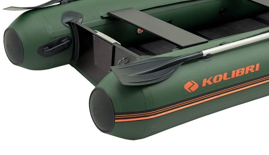 Kolibri KM-280DL green motor keel inflatable boat + slan-book