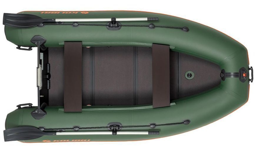 Kolibri KM-280DL green motor keel inflatable boat + slan-book