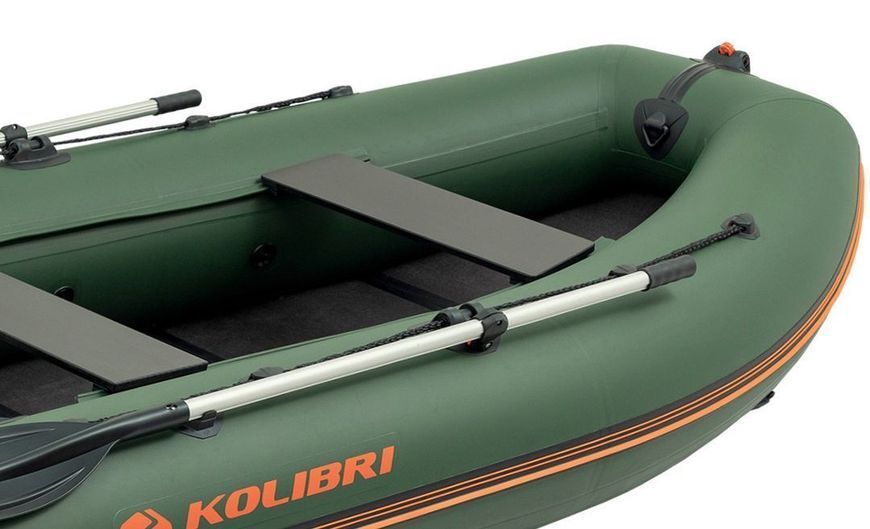 Kolibri KM-280DL green motor keel inflatable boat + slan-book