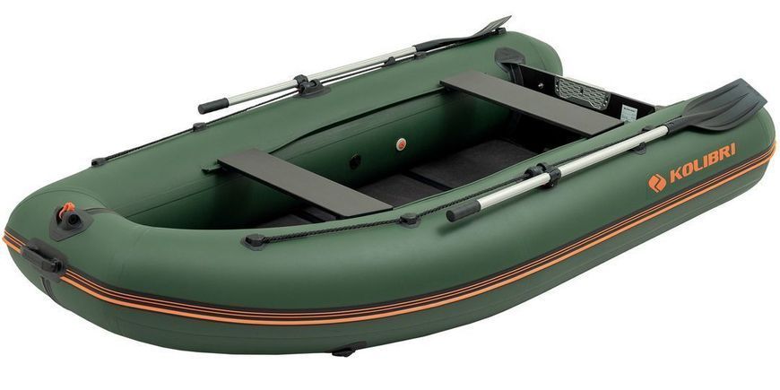 Kolibri KM-300DL green motor keel inflatable boat + slan-book