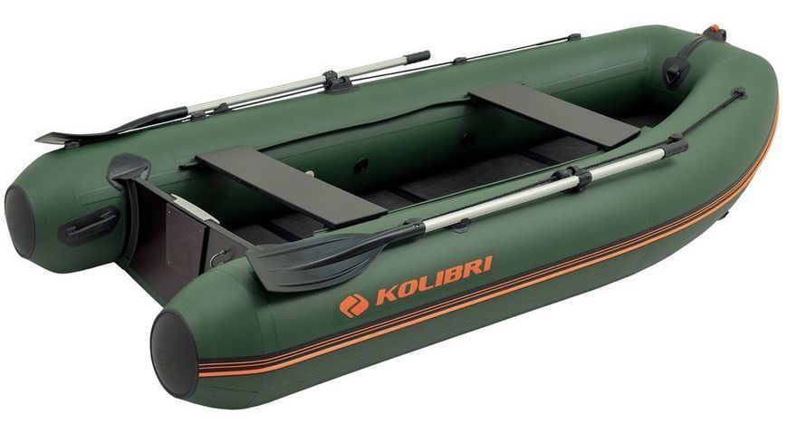 Kolibri KM-300DL green motor keel inflatable boat + slan-book