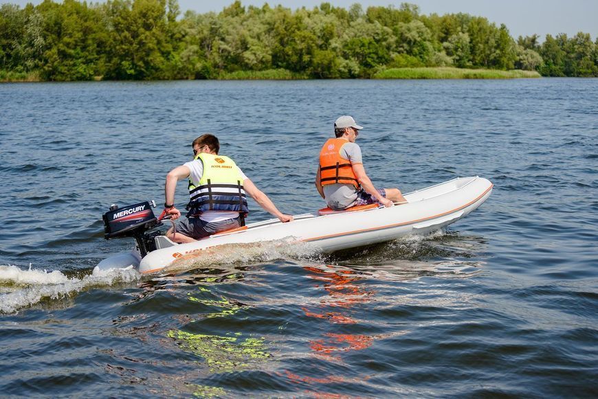 Kolibri KM-330C inflatable canoe without deck, green