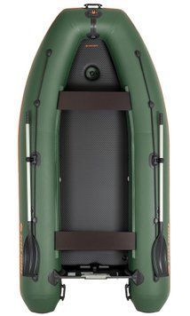 Kolibri KM-330DL green motor keel inflatable boat + slan-book
