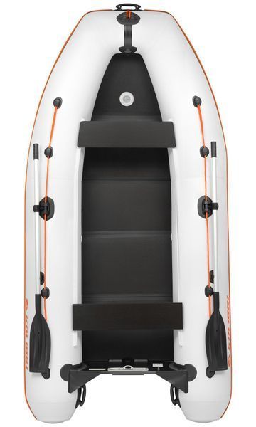 Kolibri KM-330DL light gray motor keel inflatable boat + sleigh book