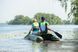 Kolibri KM-330C inflatable canoe without deck, light gray