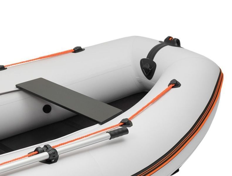 Kolibri KM-330DL light gray motor keel inflatable boat + sleigh book