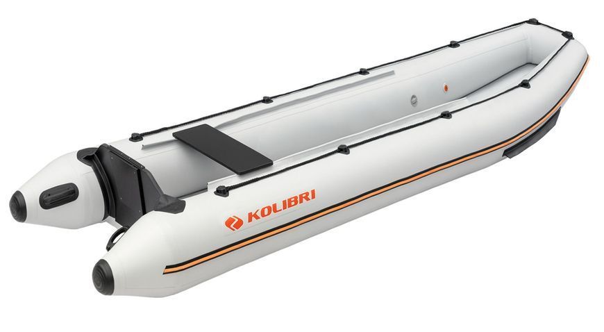 Kolibri KM-330C inflatable canoe without deck, light gray