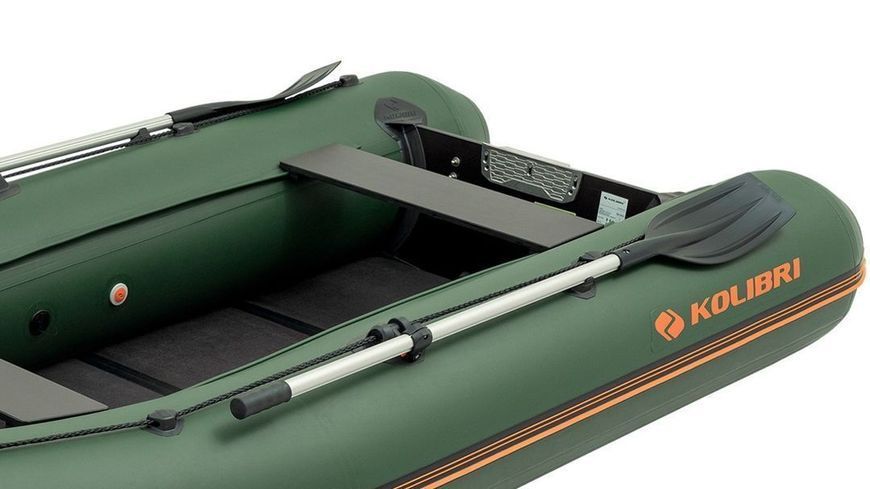 Kolibri KM-330DL green motor keel inflatable boat + slan-book