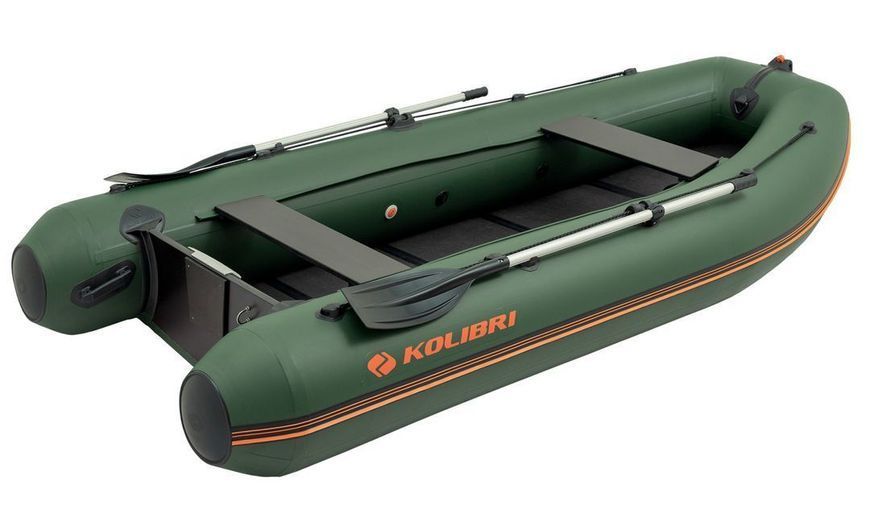 Kolibri KM-330DL green motor keel inflatable boat + slan-book