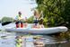 Kolibri KM-460C inflatable canoe without deck, green