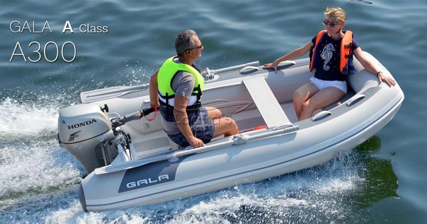 GALA Atlantis A270D RIB Double Deck (Гала Атлантис Делюкс РИБ А270Д) надувная лодка с алюминиевым дном