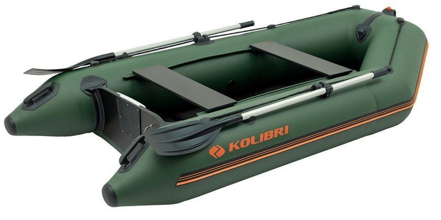 Kolibri KM-280D Profi green motor keel inflatable boat + instruction book