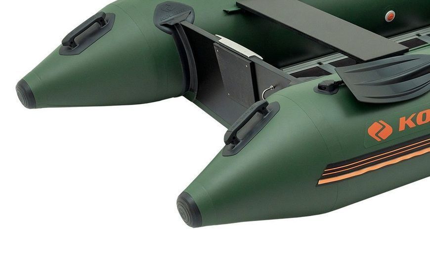 Kolibri KM-330D Profi green motor keel inflatable boat + aluminum paddle
