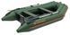 Kolibri KM-300D Profi green motor keel inflatable boat + plywood deck