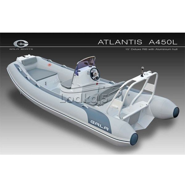 GALA Atlantis Deluxe A450L RIB (Гала Атлантис Делюкс РИБ А450Л) надувная лодка с алюминиевым дном