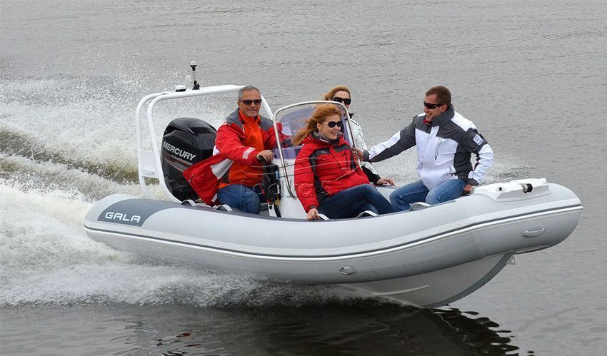 GALA Atlantis Deluxe A450L RIB (Гала Атлантис Делюкс РИБ А450Л) надувная лодка с алюминиевым дном