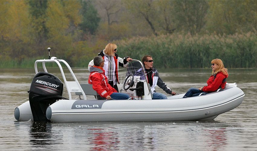 GALA Atlantis Deluxe A450L RIB (Гала Атлантис Делюкс РИБ А450Л) надувная лодка с алюминиевым дном