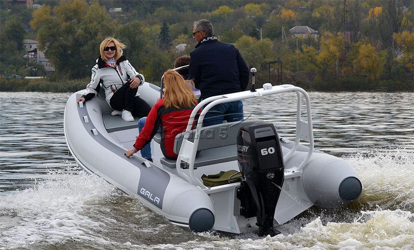 GALA Atlantis Deluxe A450L RIB (Гала Атлантис Делюкс РИБ А450Л) надувная лодка с алюминиевым дном