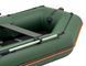 Kolibri KM-360D Profi green motor keel inflatable boat + plywood deck
