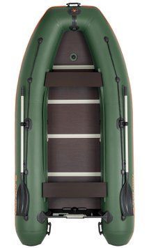 Kolibri KM-330DSL green motor keel inflatable boat + plywood pail
