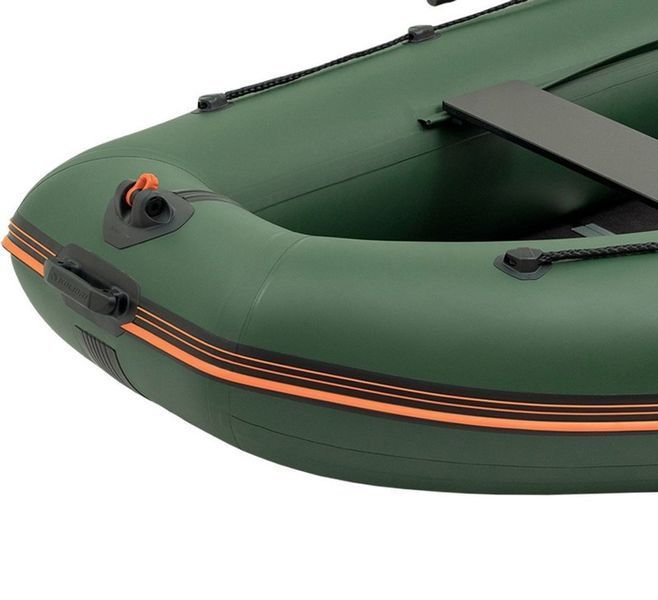 Kolibri KM-330DSL green motor keel inflatable boat + plywood pail