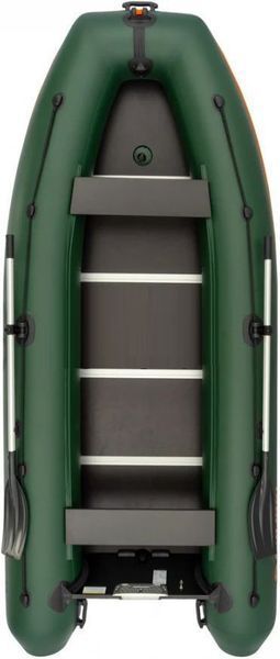 Kolibri KM-360DSL green motor keel inflatable boat + plywood pail