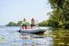 Kolibri KM-460C inflatable canoe Air-Deck light gray