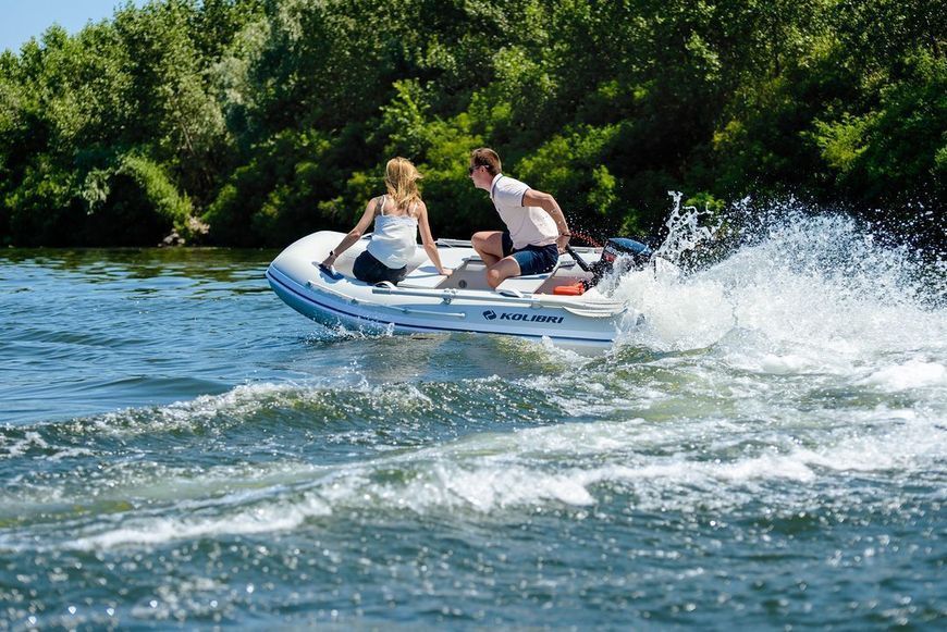 Kolibri KM-300DXL motor keel inflatable boat + aluminum paddle