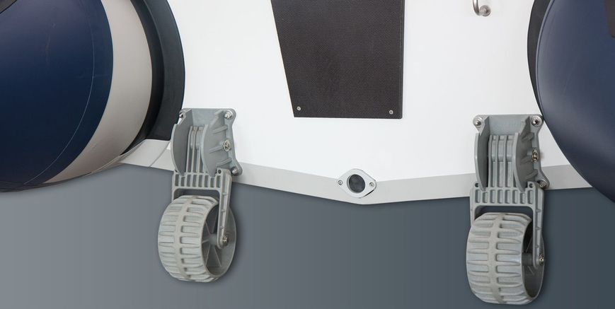 Kolibri transom wheels, plastic